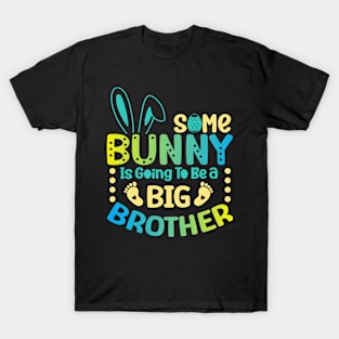 Some Bunny Is Going To Be A Big Brother Pregnancy Easter Day T-Shirt